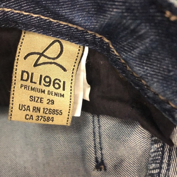 DL1961 29 Blue Jeans Melissa Wide Leg Surf 5 Pocket Zipper Excellent Condition - Picture 5 of 12